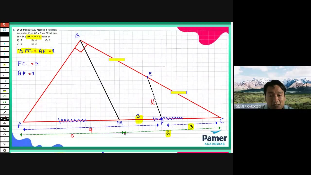 PAMER SEMESTRAL 2023 | Semana 01 | Geometría: Triángulos Líneas Notables