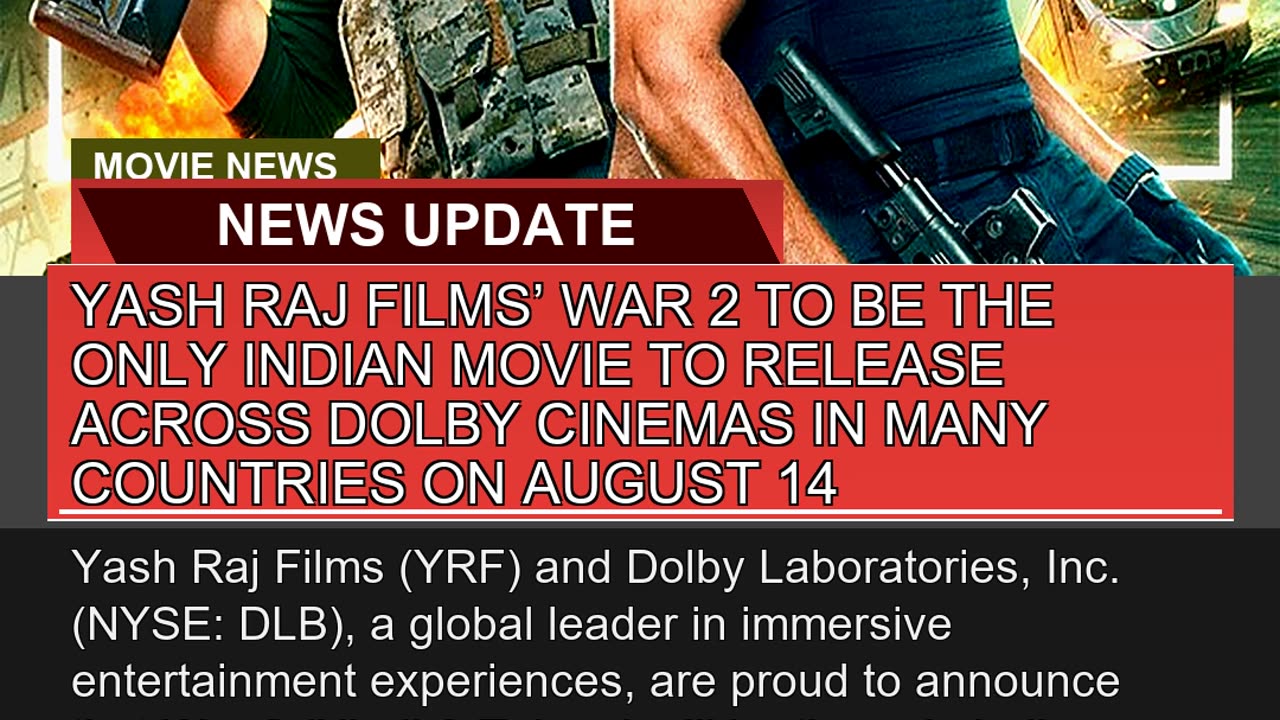 Yash Raj Films War to Be the Only Indian Movie
