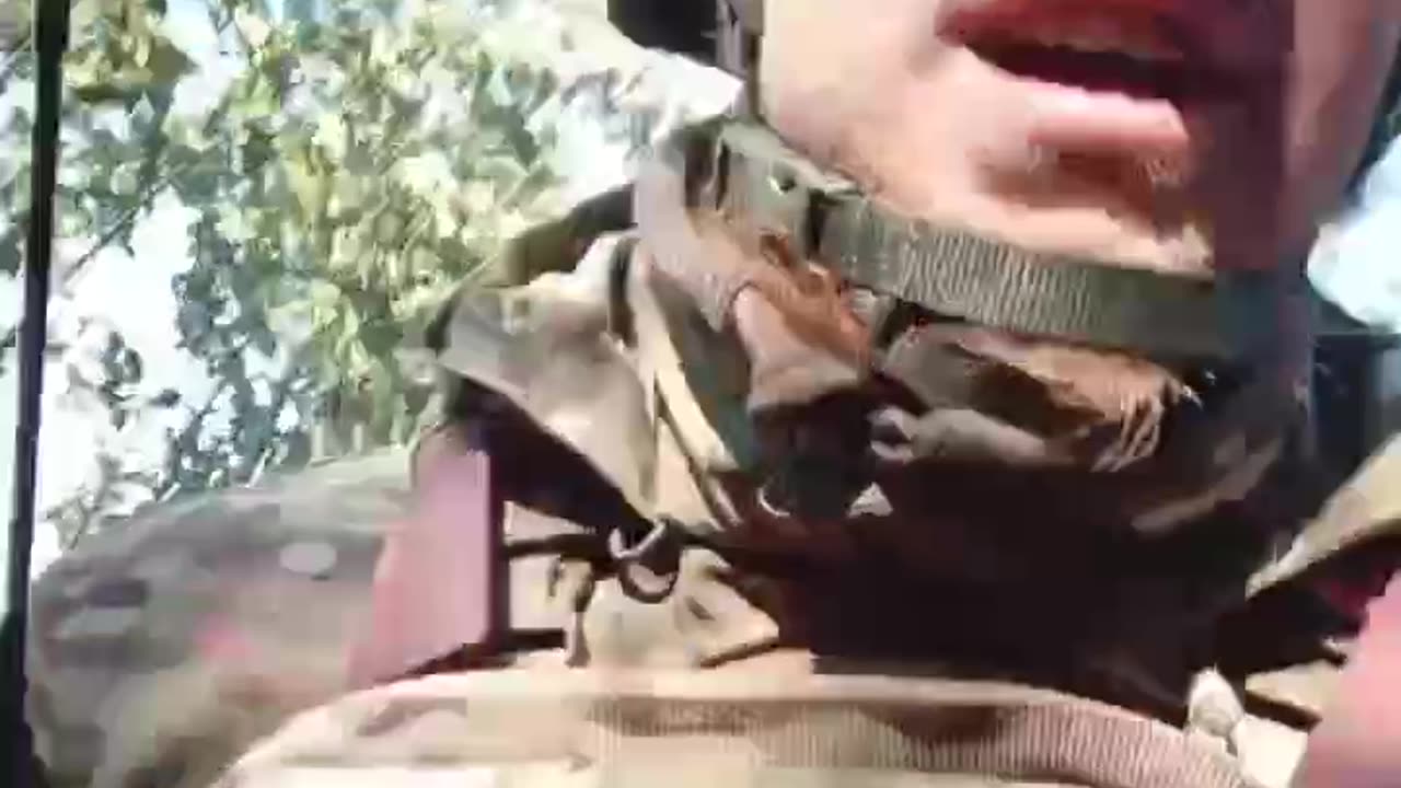 Russian Soldier Films Himself Looking for His Unit Just Hit