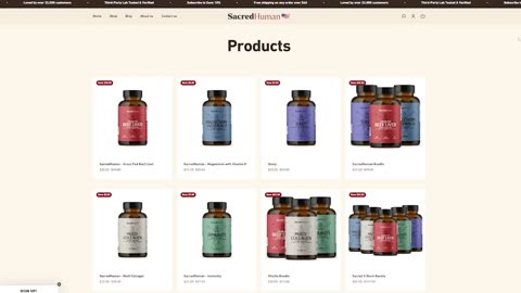 SacredHuman Health: 20% Off Beef Liver Sale
