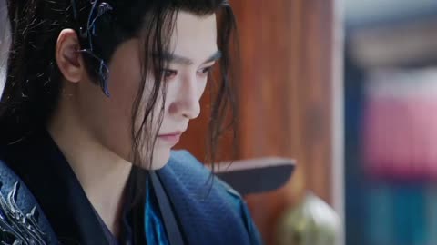 Fan Yue & Bai shuo moonlight mystique a young man watching form above episode 19