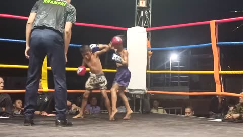 🏆 Young Muay Thai Warriors – Intense Kid’s Fight in Thailand!