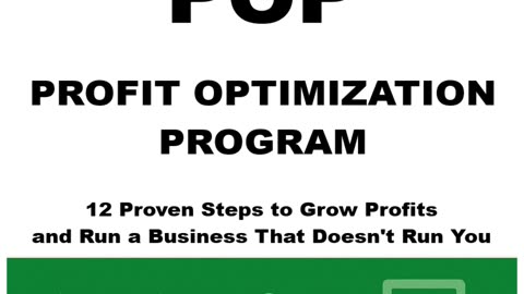 🚀 Pre-Order Now! Profit Optimization Program (POP)