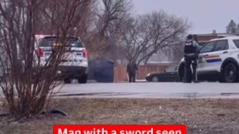 Captain Canuck Vs. The Army Of RCMP In Red Deer Lower Fairview