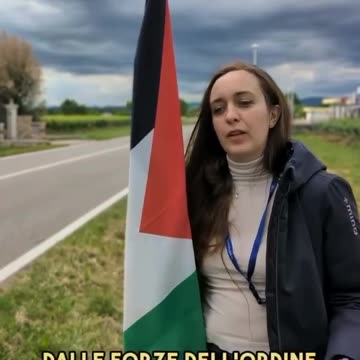 BANDIERA PALESTINA: I CARABINIERI IDENTIFICANO CHI LA SVENTOLA