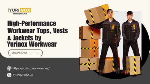 High-Performance Workwear Tops, Vests & Jackets by Yurinox Workwear