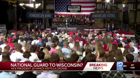 VP Vance addresses school shooting, Milwaukee crime during Wisconsin visit