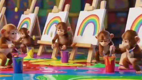 Counting Monkeys Song for Toddlers| Kids Learning Song | @Tinnytotstv