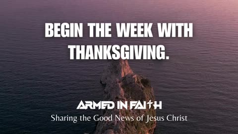 Give thanks in all circumstances