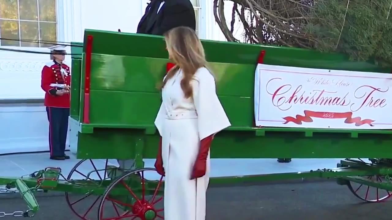 THE WHITE HOUSE CHRISTMAS DECORATION WITH MELANIA