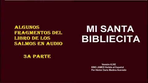 MI SANTA BIBLIECITA 19 Salmos - Parte 3