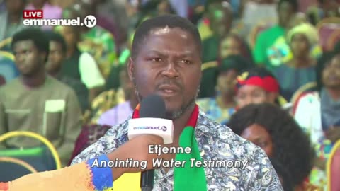 Etjenne Anointing Water Testimony