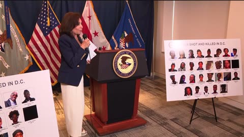 US Attorney for the District of Columbia Jeannie Pirro press conference on the state of crime in DC