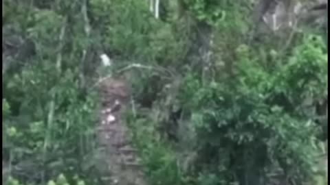 Multiple Russian Soldiers Recorded By Drones in bakhmut.!