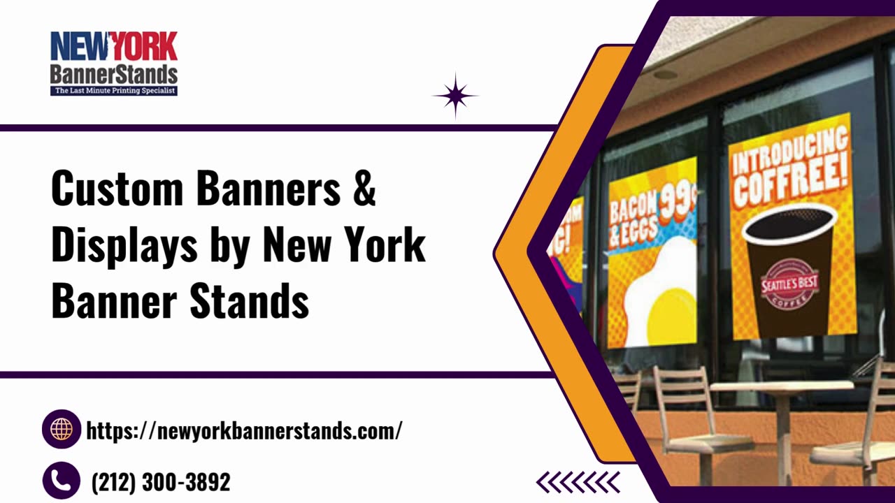 Custom Banners and Displays by New York Banner Stands