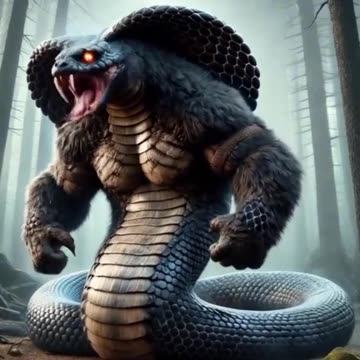 "A mysterious hybrid animal is born… But is the world ready for it? 🦁🐍🔥 #HybridBeast #3DAnimation"