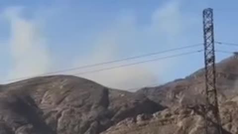 The Israeli Air Force attacks underground bunkers in Isfahan