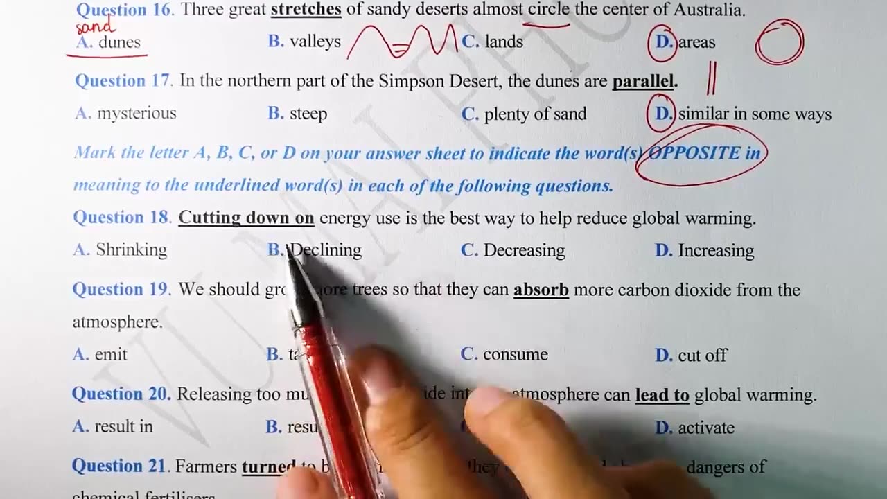 Chủ đề 5: ENVIRONMENT (Buổi 2)