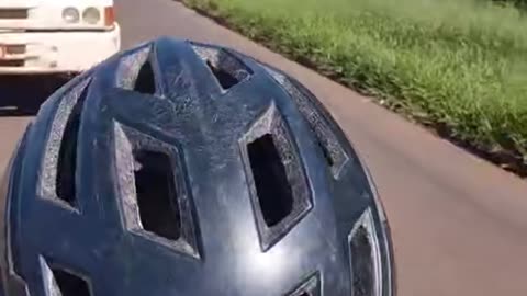 An idiot and her bike