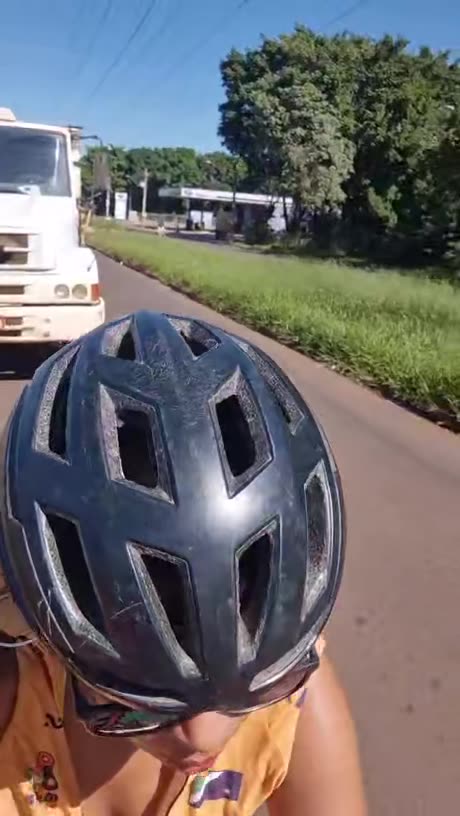 An idiot and her bike