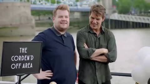 Amazing: Tom's Cruise on the River Thames Corden