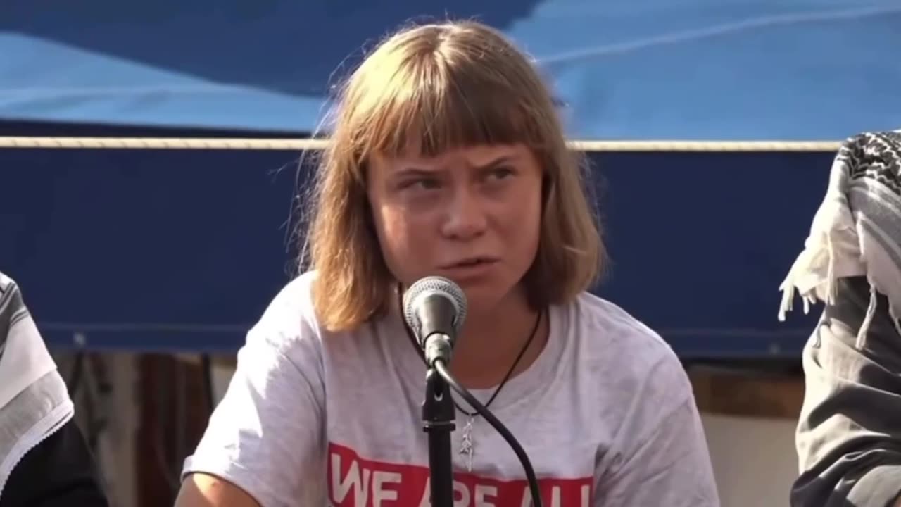 Greta Thunberg, about to set sail to Gaza, "this story is also about a global uprising,