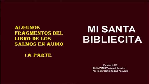 MI SANTA BIBLIECITA 19 Salmos - Parte 1
