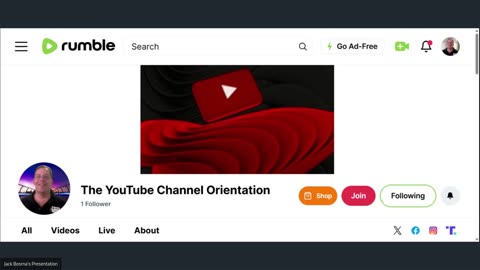 The YouTube Channel Orientation