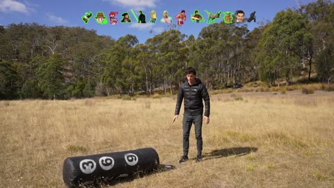 different movie character fight