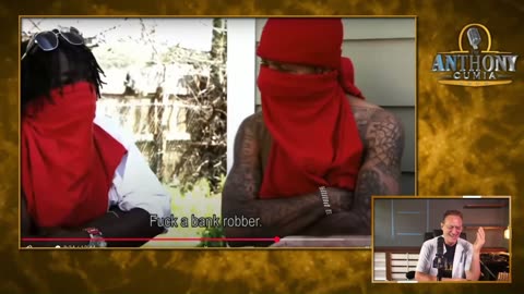 Anthony Cumia watches a video of New Orleans gang members