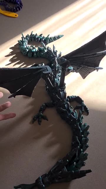 Giant Mech Dragon – Fully Articulated 3D Printed Mechanical Dragon