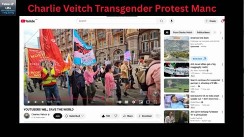 Charlie Veitch Transgender Protest Manchester