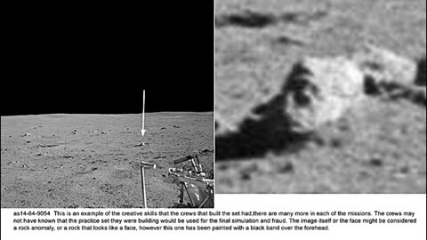"ALIEN HEAD DISCOVERED ON MOON"