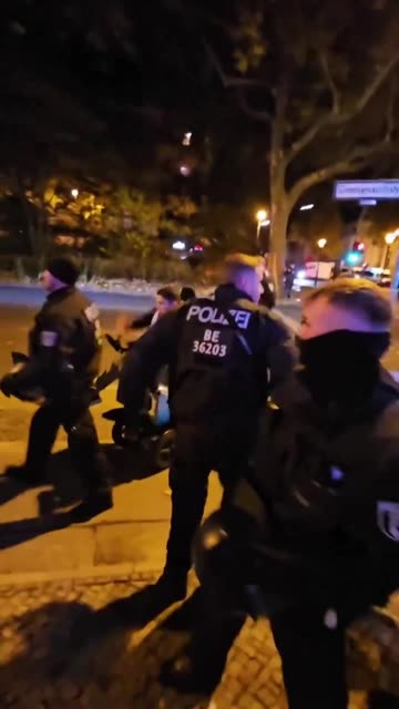 German police explain to Muslim women that Germans have had enough.