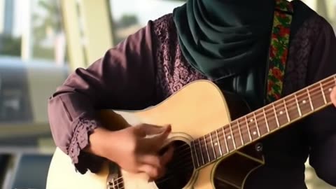 Romantic Muslimah Guitar Short | #acoustic #shorts