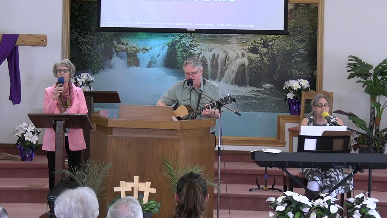 Easter Service at Burtts Corner Baptist 2025