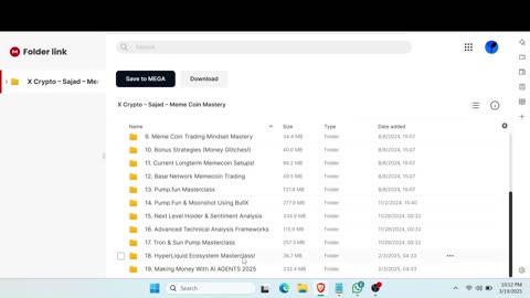 X Crypto - Sajad - Meme Coin Mastery 2025 [available at coursesLibrary.com]