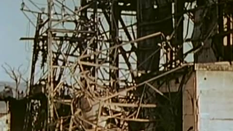 Aftermath physical damage of Hiroshima atomic bomb destruction 1945 raw archival stock footage