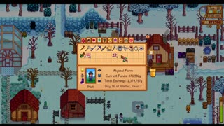 Stardew Valley: Halfway through Winter Year 2, and not sure what I'm going to do yet but HSR.
