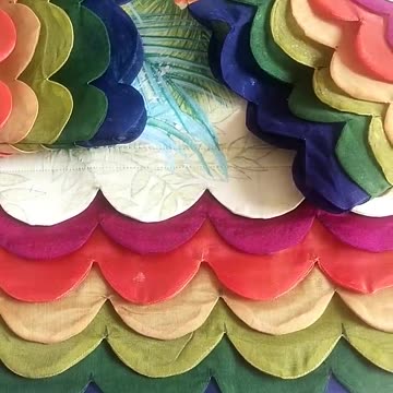 Sleeves and Daman design cutting and stitching