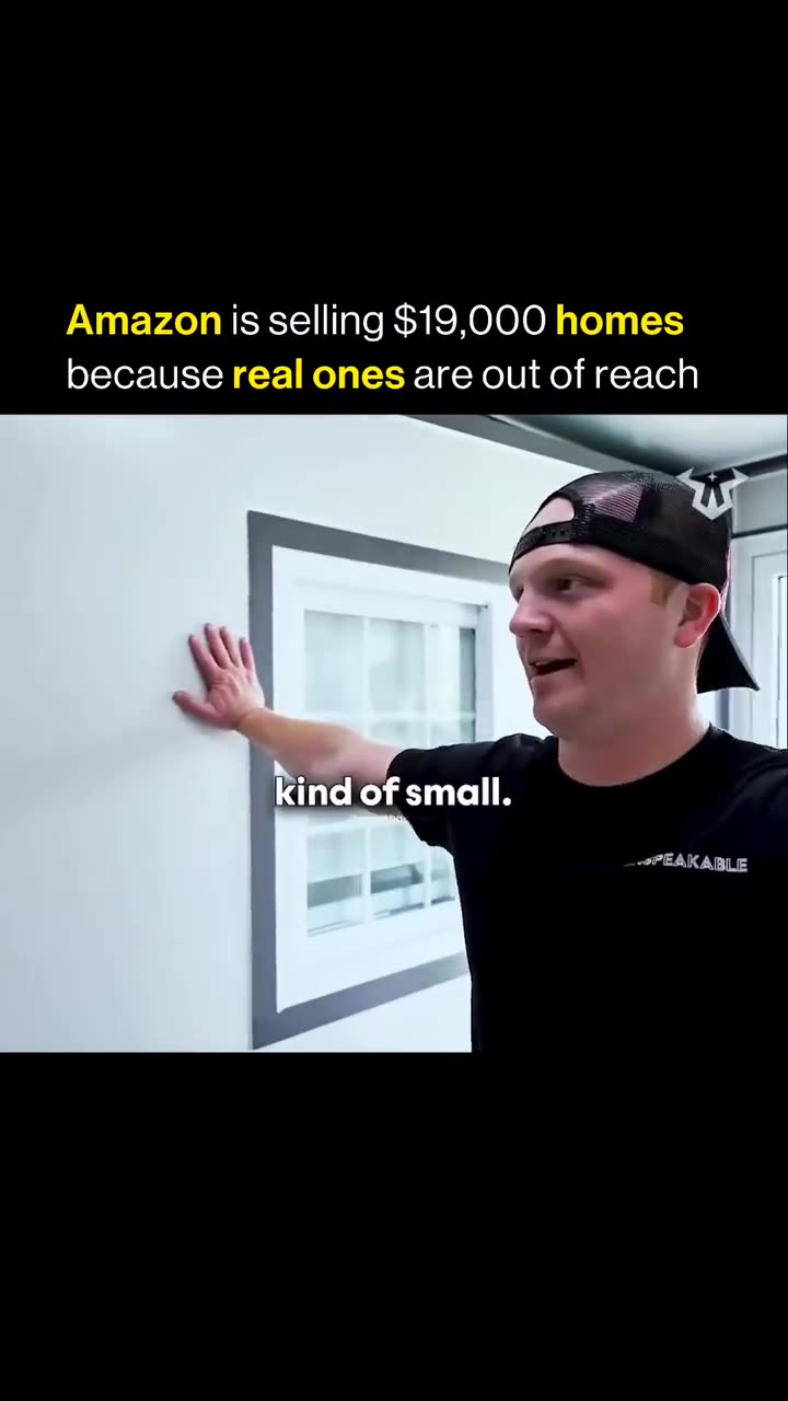 Amazon is selling $19,000 homes because real ones are out of reach