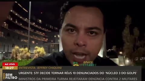 Dr Jeffrey diz que os advogados foram tratados como criminosos pela quantidade de seguranças que estavam no plenário do STF ontem “Saio daqui muito decepcionado, sabendo que é um jogo de cartas marcadas, mas a esperança é a última que morre.”