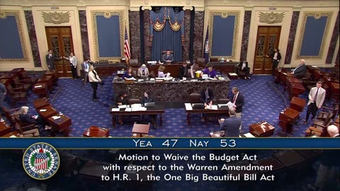 🇺🇸 US Senate Convenes to Debate & Vote on President Trump's 'One Big Beautiful Bill' [LIVE]