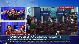 EN VIVO Y EN ESPAÑOL: CPNFERENCIA DE PRENSA KAROLINE LEAVITT
