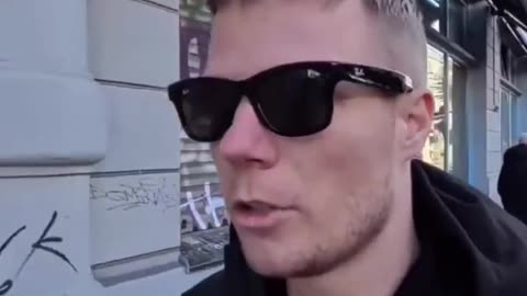 German Man Fed up with Migrants