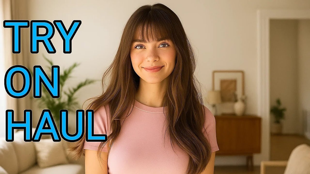 4K Try on haul 2025 - Transparent wet vs dry - wet vs dry with holly Get ready with me try on Haul