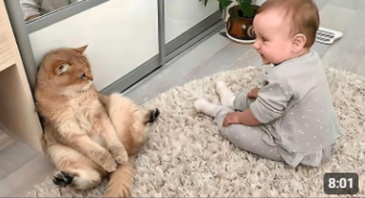 When Your CAT Become a Special Friend 👶❤️🐱|| Cute Cats and Human