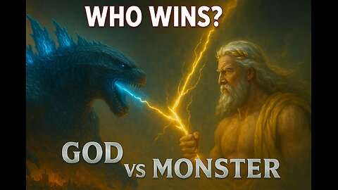 Godzilla vs Zeus: Titan vs God ⚡🔥 Who Rules the Earth?