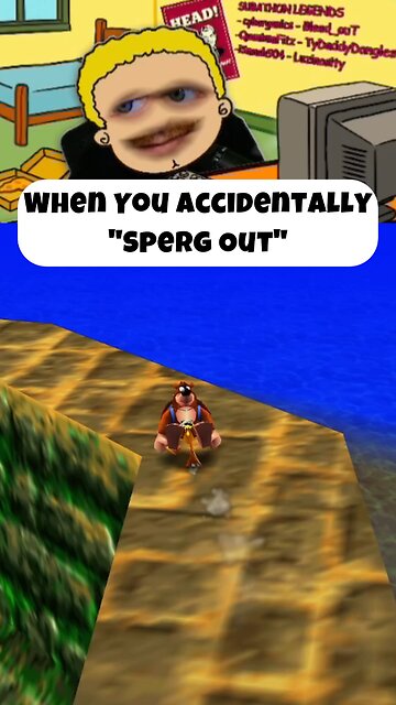 When you accidentally crash out in the weirdest way....