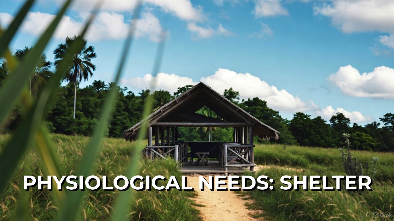 LOG#57 – Maslow: Physiological Needs - Shelter